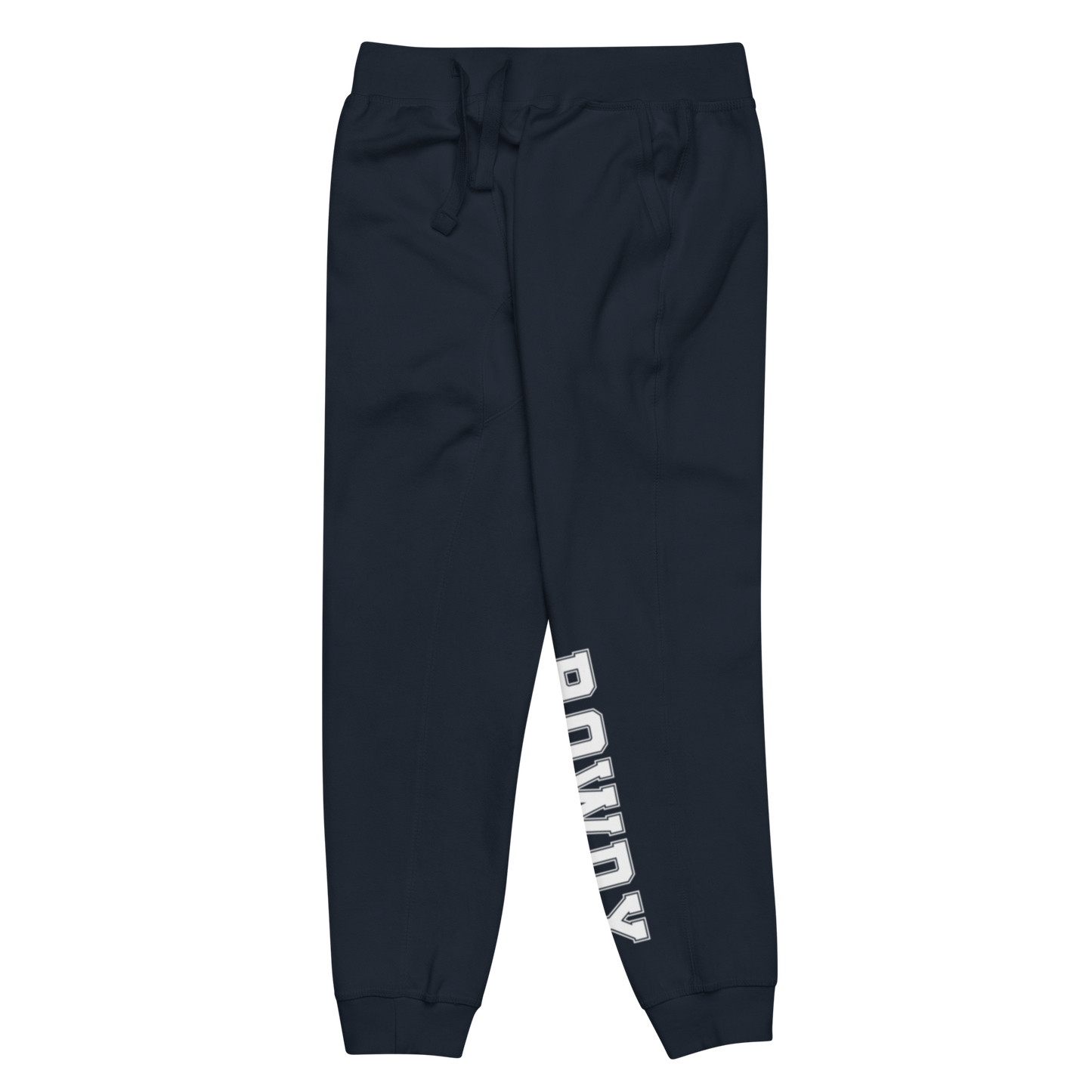 Rowdy Unisex Navy Fleece Sweatpants