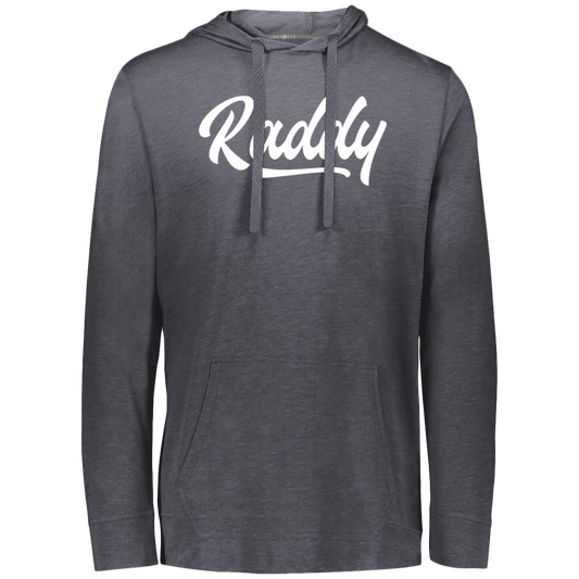 Raddy Men's Grey Eco Triblend T-Shirt Hoodie