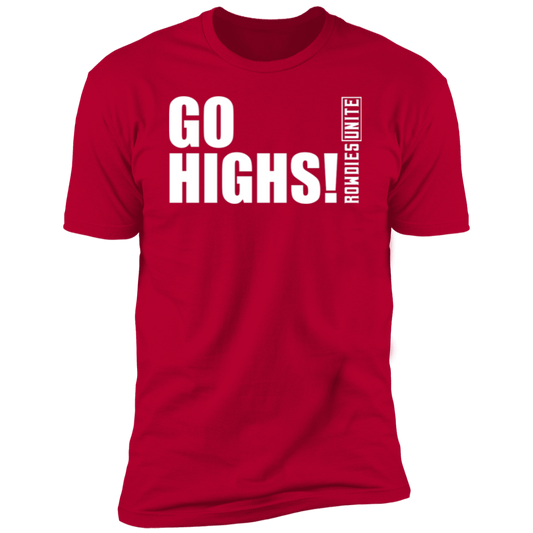Go Highs Men's Red Premium Short-Sleeved T-Shirt