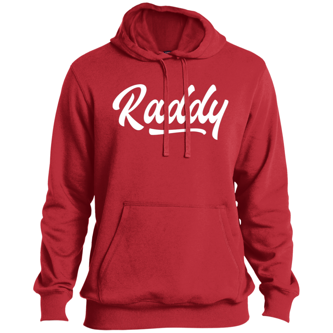 Raddy Unisex Red Pullover Hoodie