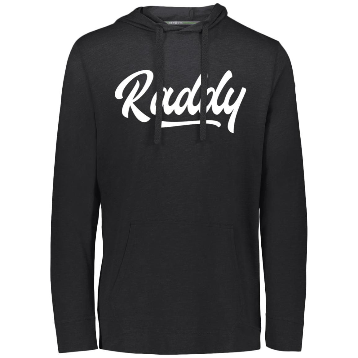 Raddy Men's Black Eco Triblend T-Shirt Hoodie