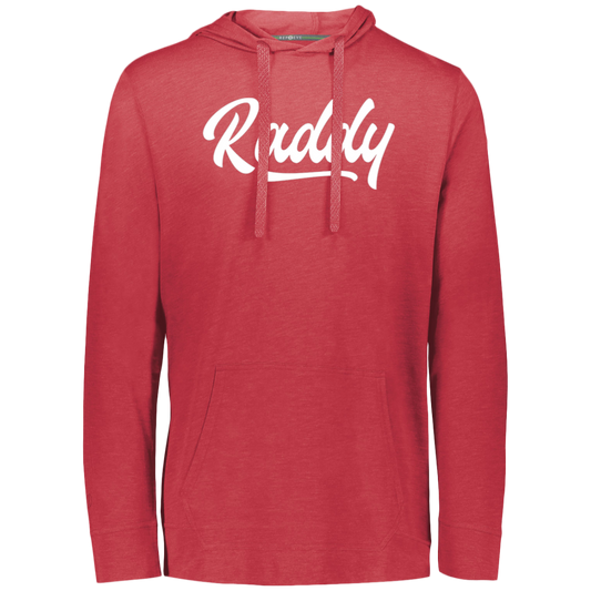 Raddy Men's Red Eco Triblend T-Shirt Hoodie