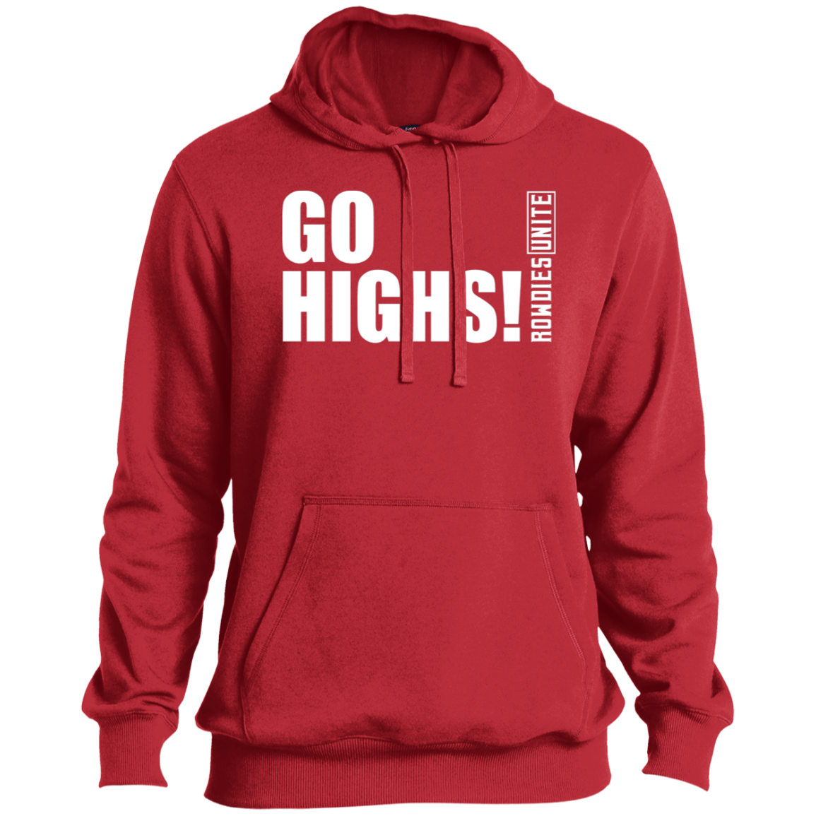 Go Highs Unisex Red Pullover Hoodie