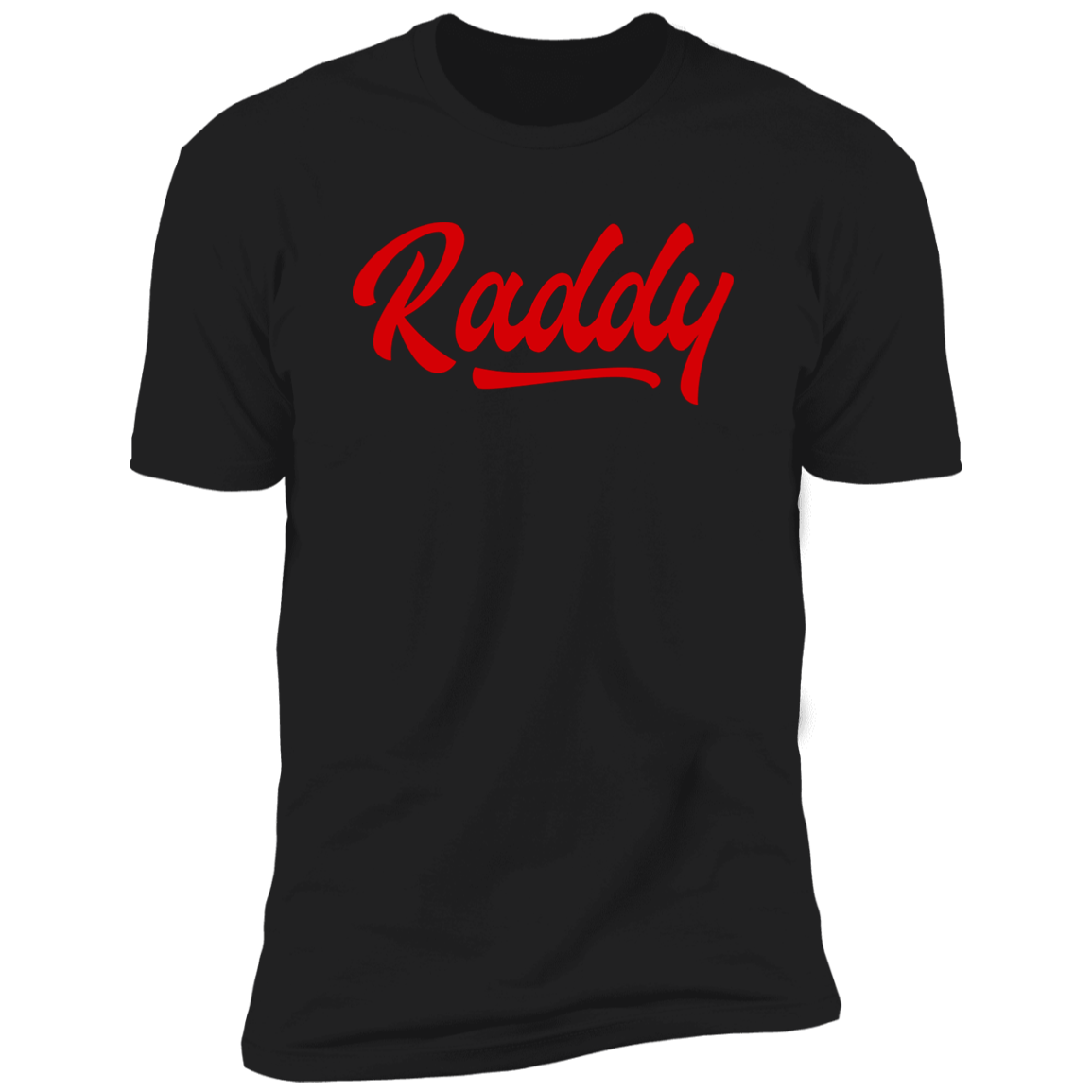 Raddy Men's Black Premium Short-Sleeved T-Shirt