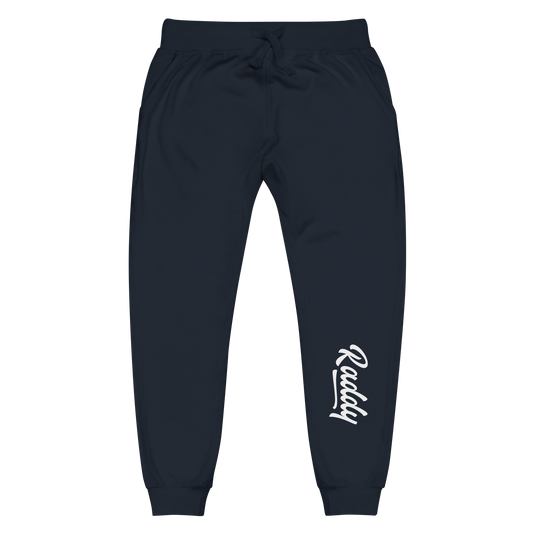 Raddy Unisex Navy Fleece Sweatpants